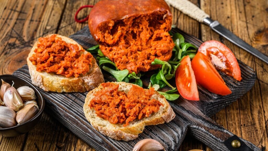 ID <a href="https://www.dreamstime.com/tapaa-sandwichs-sobrassada-cured-pork-meat-sausage-tomato-wooden-cutting-board-background-top-view-image231497067">231497067</a> | <a href="https://www.dreamstime.com/photos-images/mallorca.html">Mallorca</a> ©
<a href="https://www.dreamstime.com/composterbox_info">Vladimir Mironov</a> | <a href="https://www.dreamstime.com/stock-photos">Dreamstime.com</a>